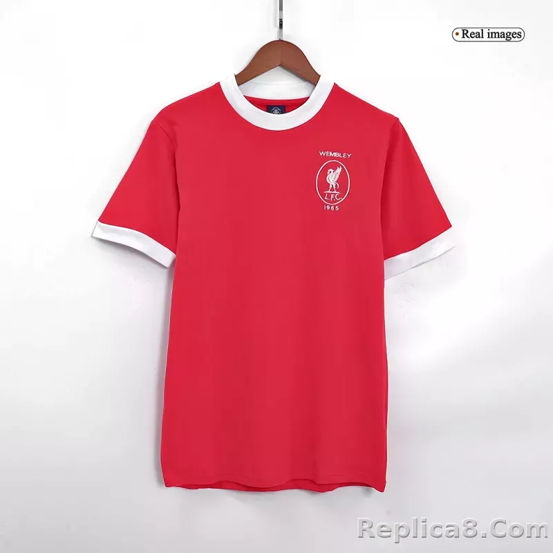 1965 Liverpool Retro Jersey FA Cup Final - detail