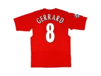 2005 Liverpool Gerrard #8 Home UCL Final Retro Jersey - view 1