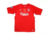 2005 Liverpool Gerrard #8 Home UCL Final Retro Jersey - view 3