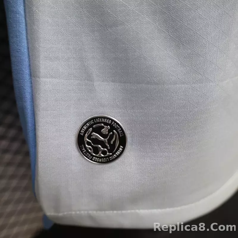 26-27 Manchester City Home Soccer Jersey Player Version Long Sleeve - detail