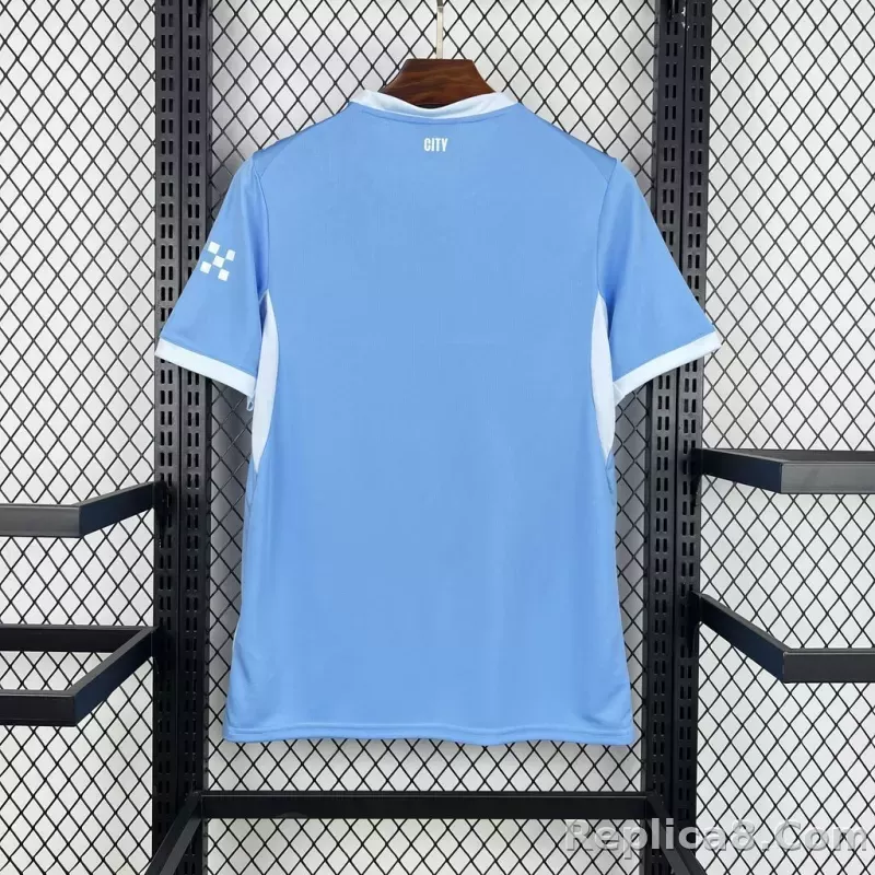 26-27 Manchester City Home Soccer Jersey - detail