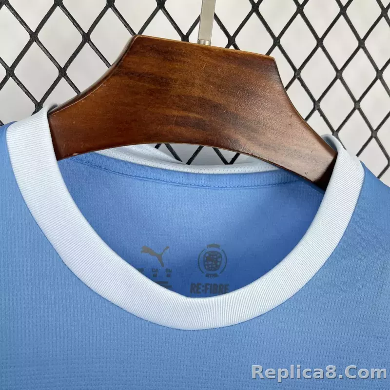 26-27 Manchester City Home Soccer Jersey - detail