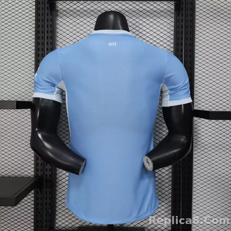 26-27 Manchester City Home Soccer Jersey Player Version - detail