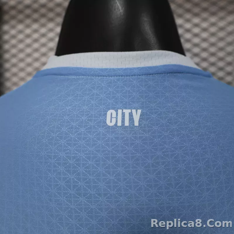 26-27 Manchester City Home Soccer Jersey Player Version - detail