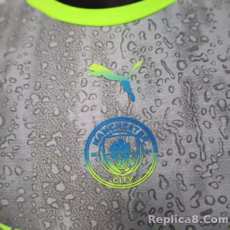 25-26 Manchester City Third Away Soccer Jersey - detail