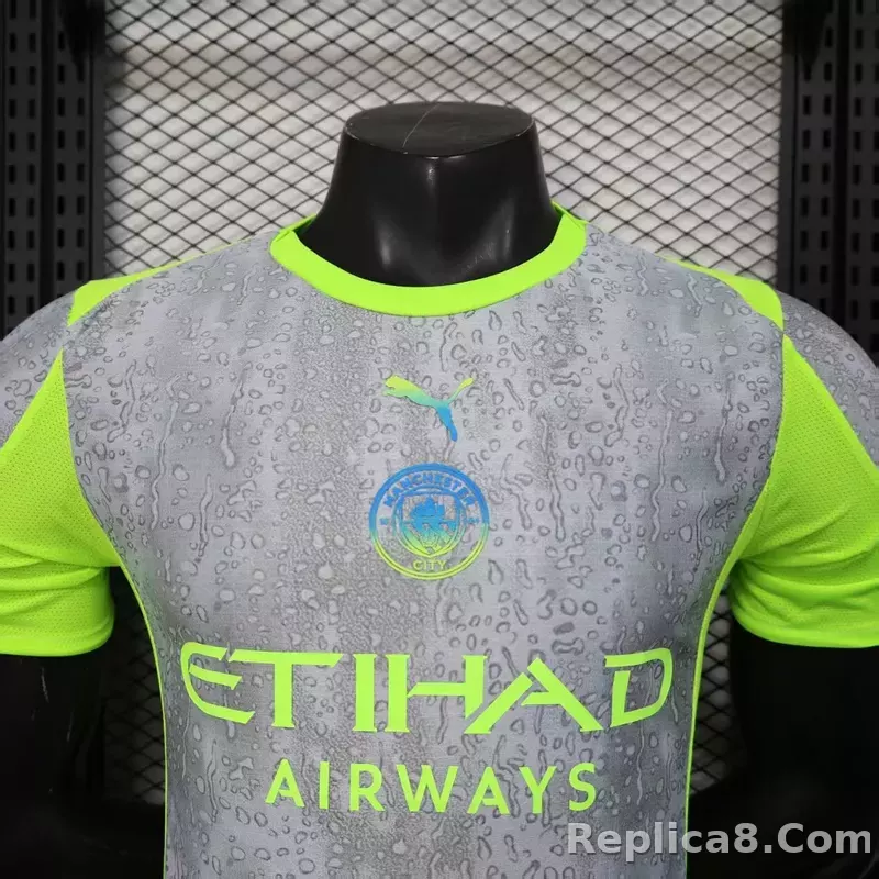 25-26 Manchester City Third Away Soccer Jersey - detail