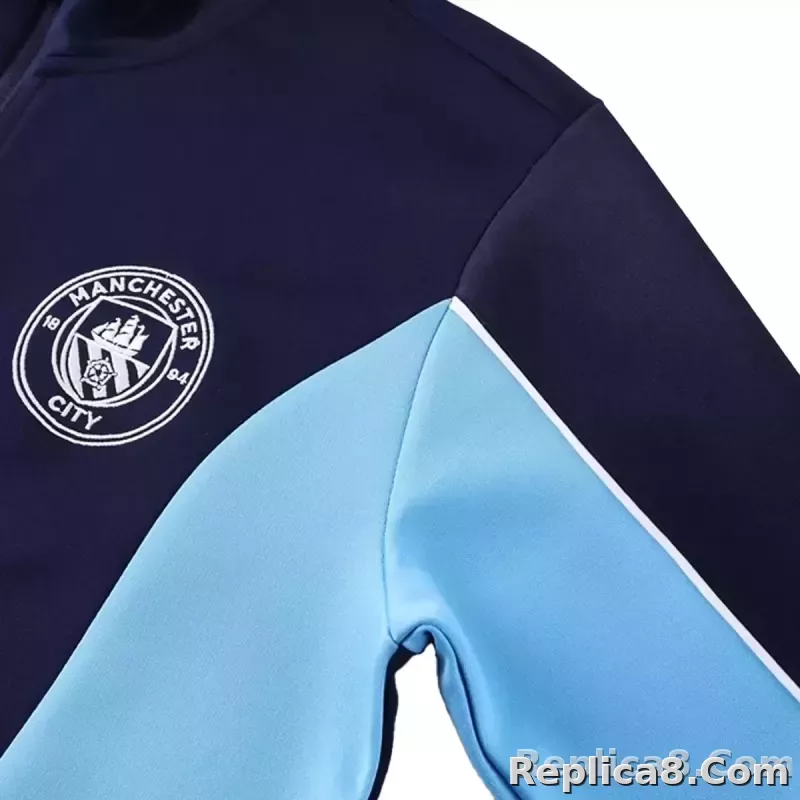 25-26 Manchester City Training Tracksuit Kit(Jacket+Pants) Navy - detail