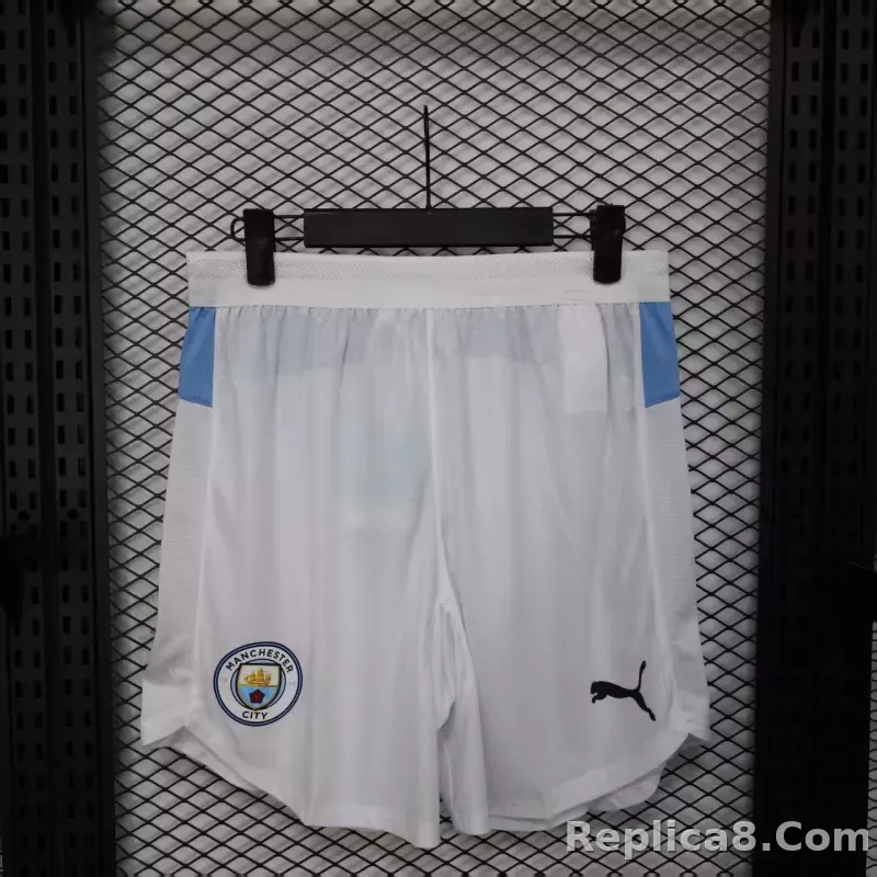 25-26 Manchester City Home Soccer Shorts Player Version