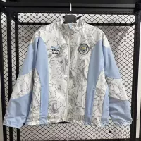 2025/2026 Manchester City Reversible Windbreaker Blue Soccer Jersey 1:1 Thai Quality - view 3