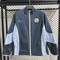 2025/2026 Manchester City Reversible Windbreaker Blue Soccer Jersey 1:1 Thai Quality - view 4