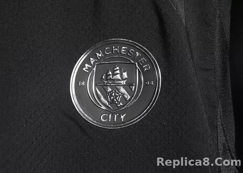 25-26 Manchester City Away Black Soccer Jersey Player Version - detail