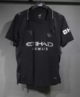 25-26 Manchester City Away Black Soccer Jersey Player Version - view 1