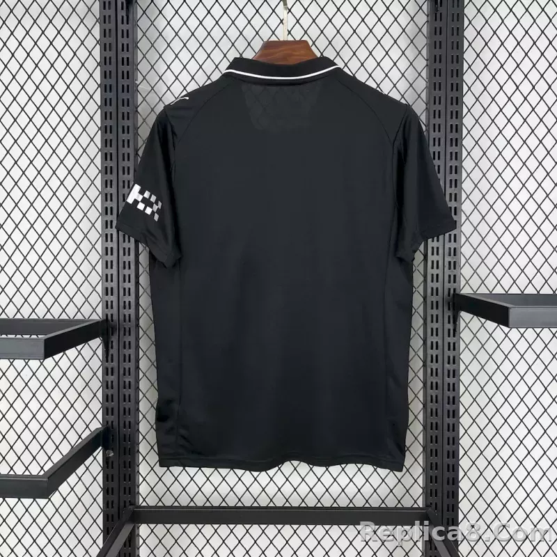 25-26 Manchester City Away Black Soccer Jersey - detail