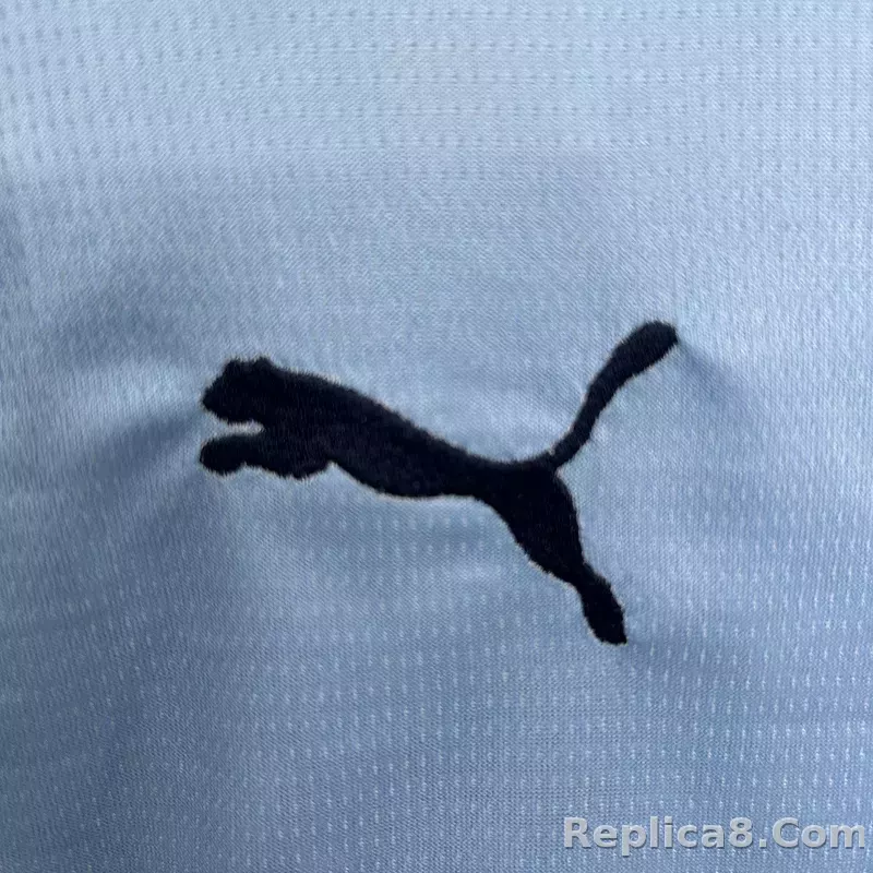 25-26 Manchester City Home Soccer Kids Kit Jersey+Shorts - detail