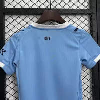 25-26 Manchester City Home Soccer Kids Kit Jersey+Shorts - view 5
