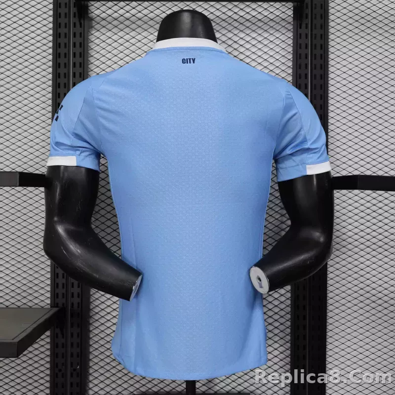 25-26 Manchester City Home Soccer Jersey - detail
