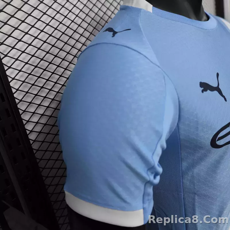 25-26 Manchester City Home Soccer Jersey - detail