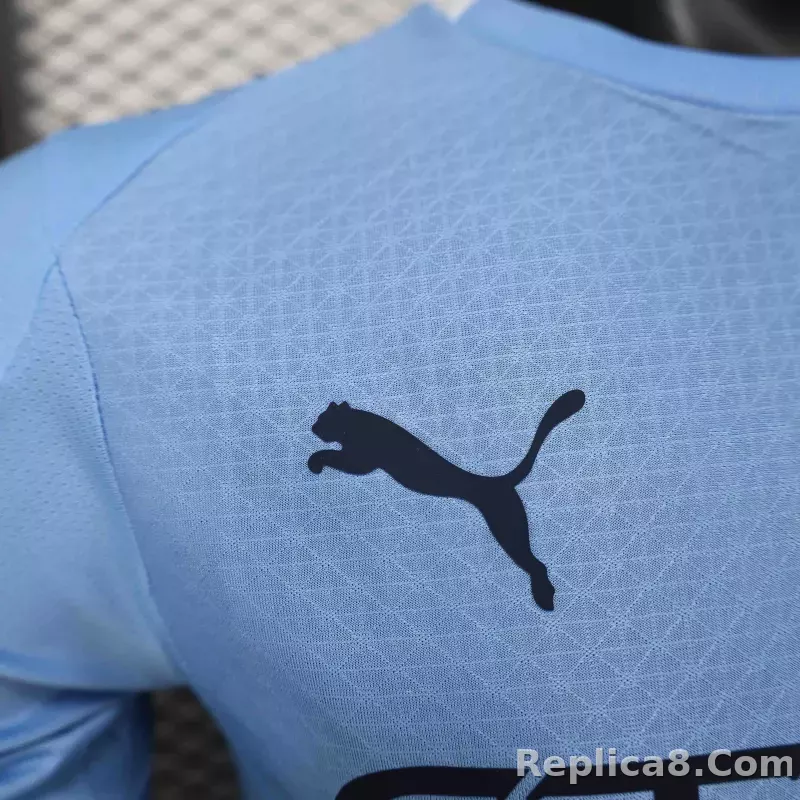 25-26 Manchester City Home Soccer Jersey - detail