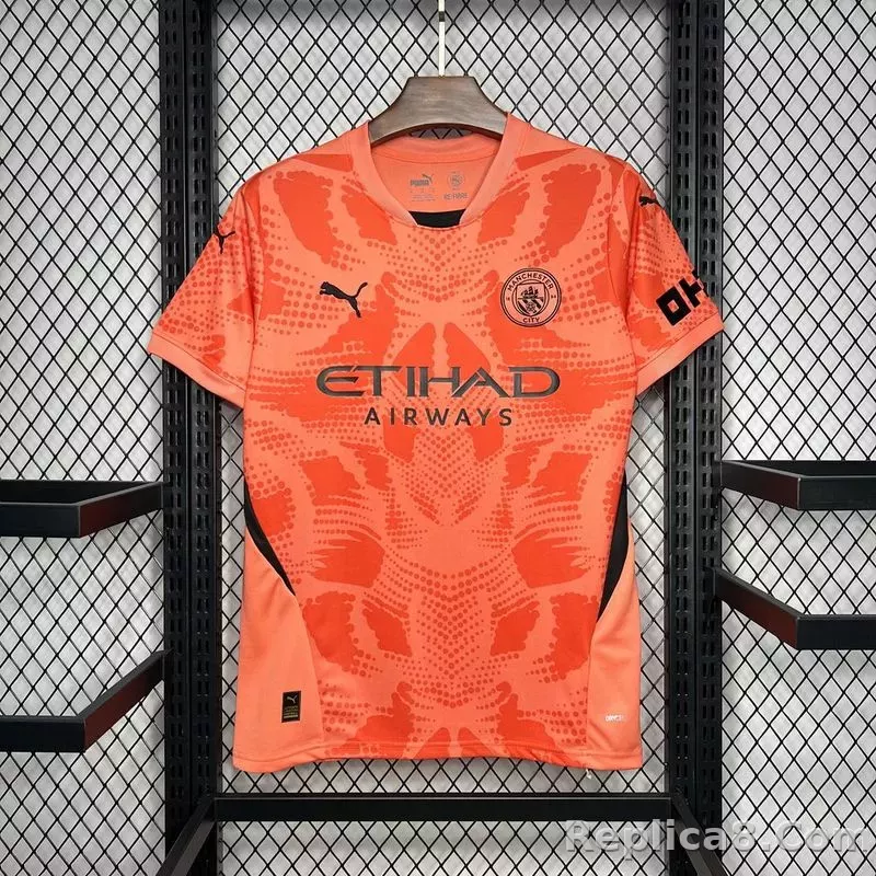 24-25 Manchester City Orange Goalkeeper Jersey