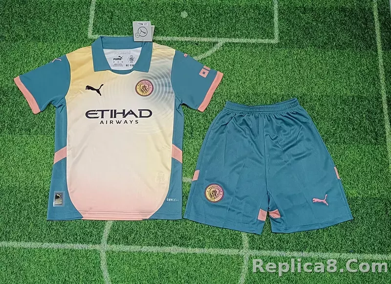 24-25 Manchester City Special Kids Kit Jersey+Shorts
