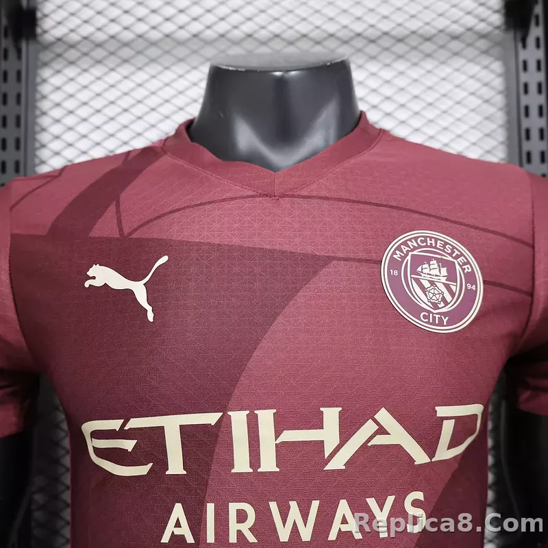 24-25 Manchester City Third Away Player Version - detail