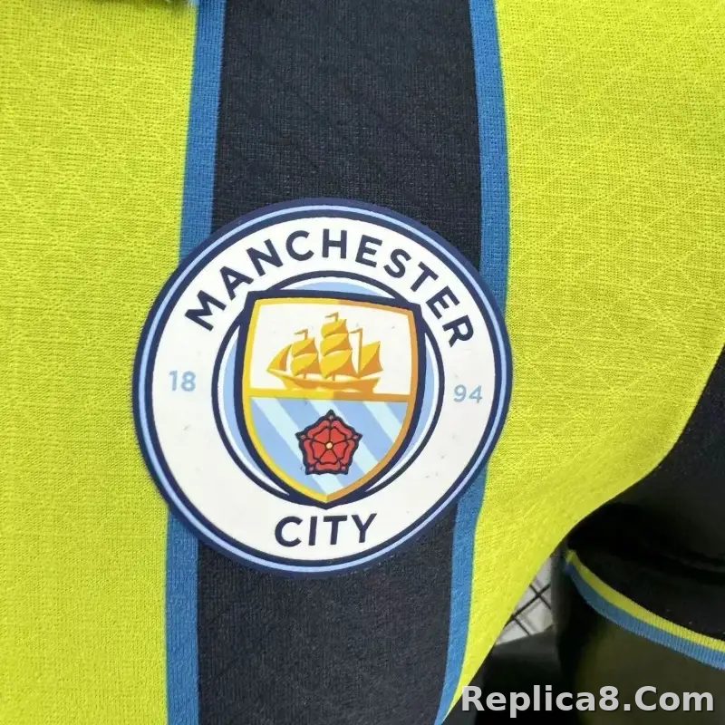 24-25 Manchester City Away Player Version - detail