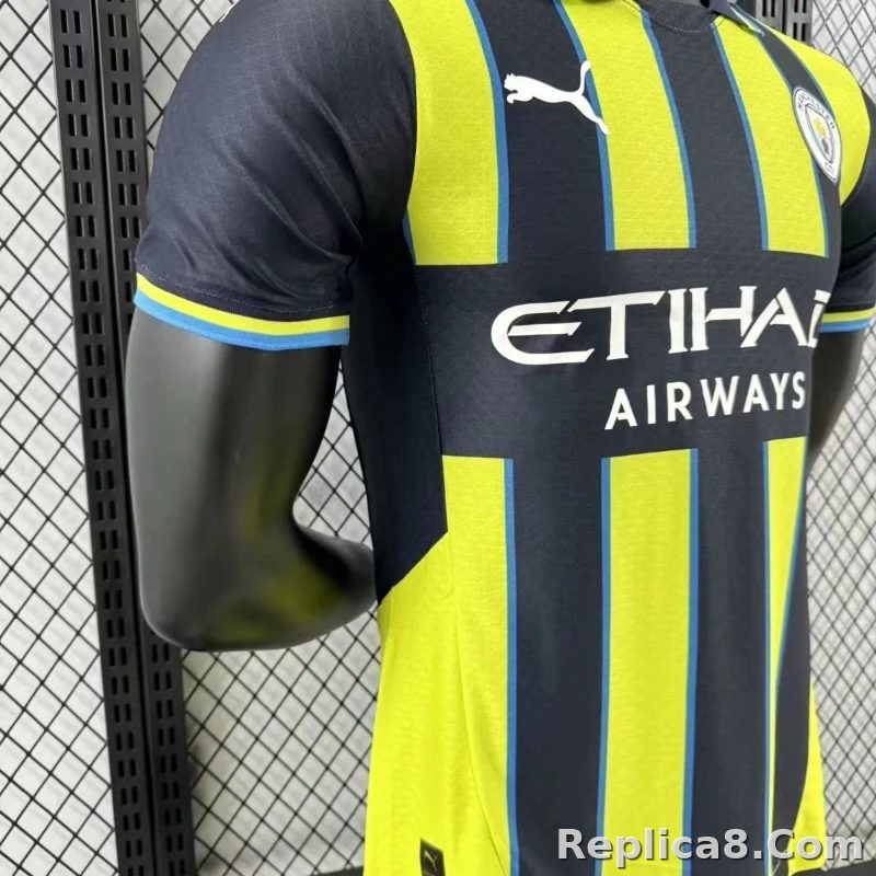 24-25 Manchester City Away Player Version - detail