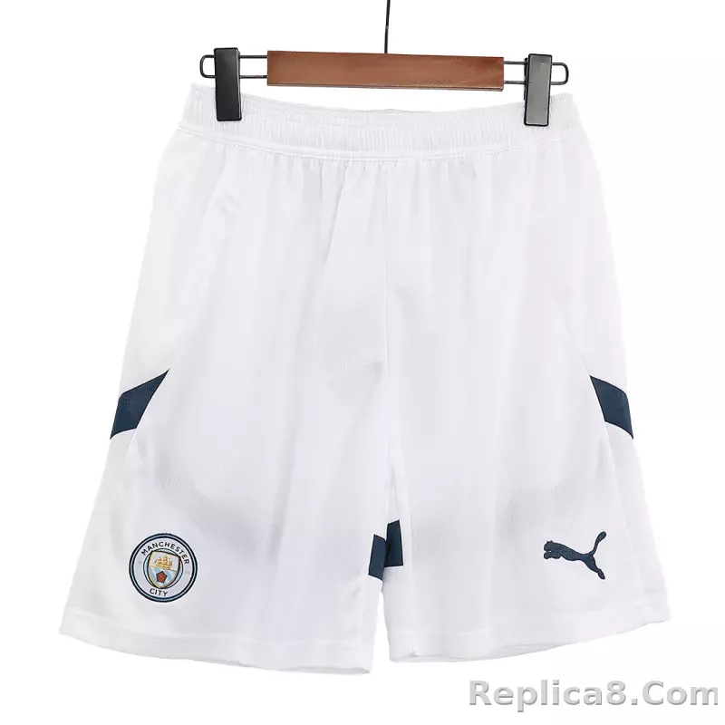 24-25 Manchester City Home Shorts - detail