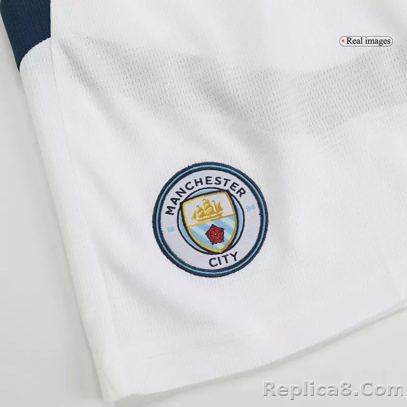 24-25 Manchester City Home Shorts - detail