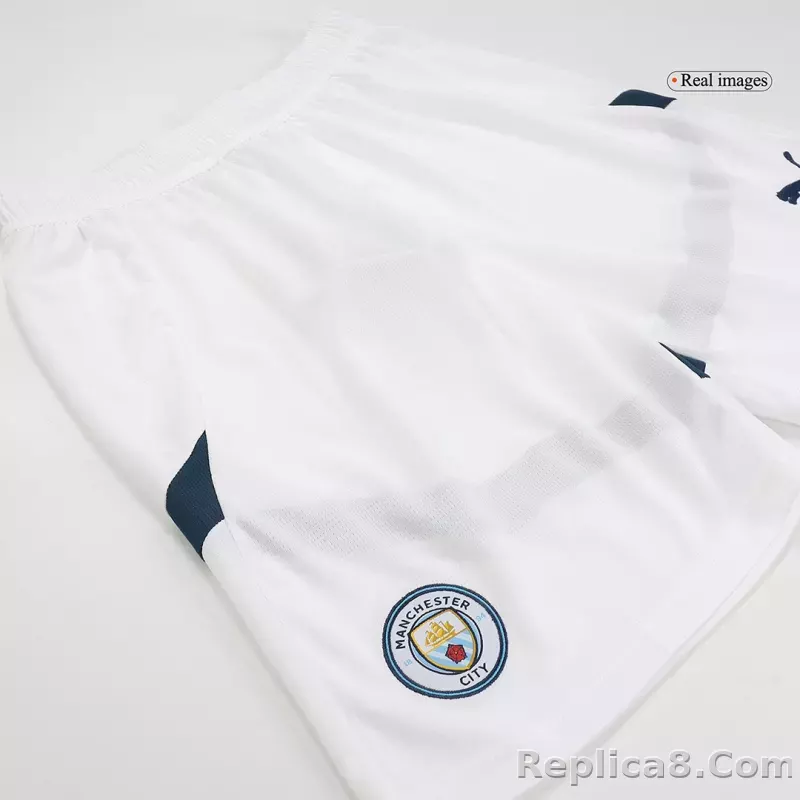 24-25 Manchester City Home Shorts - detail