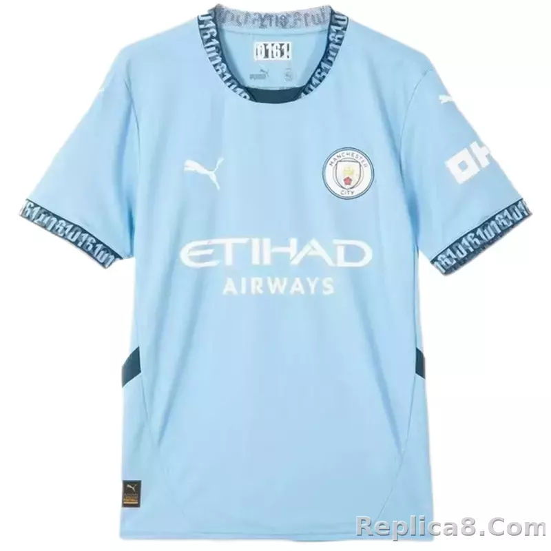 24-25 Manchester City Home Whole Kit Jersey+Shorts+Socks - detail