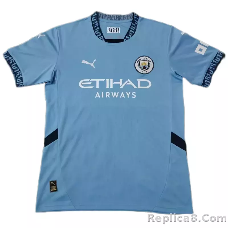 24-25 Manchester City Home Whole Kit Jersey+Shorts+Socks - detail