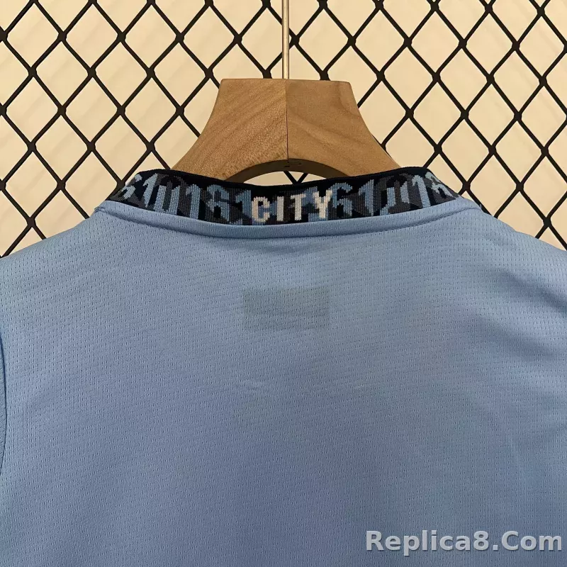 24-25 Manchester City Home Kids Kit  Jersey+Shorts - detail