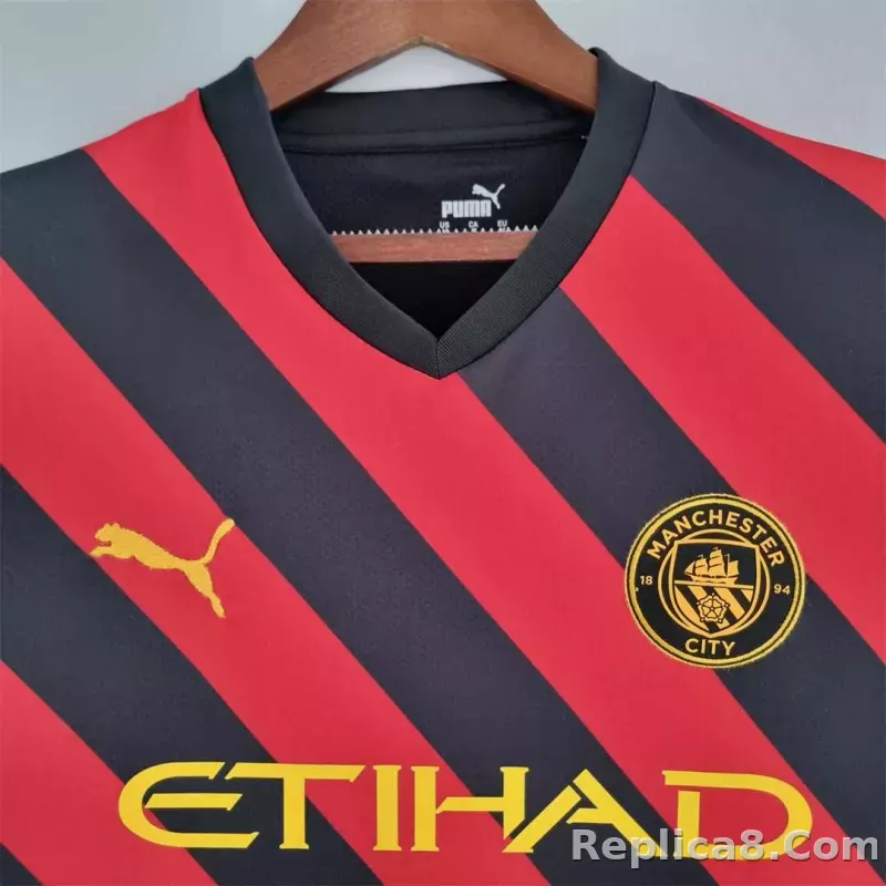 22-23 Manchester City Away Jersey - detail