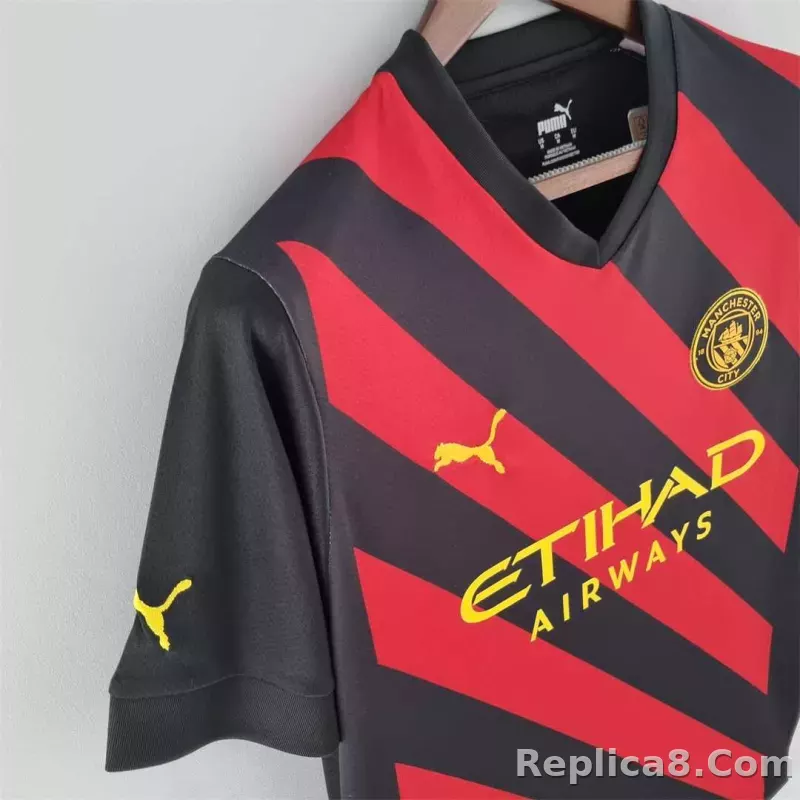 22-23 Manchester City Away Jersey - detail
