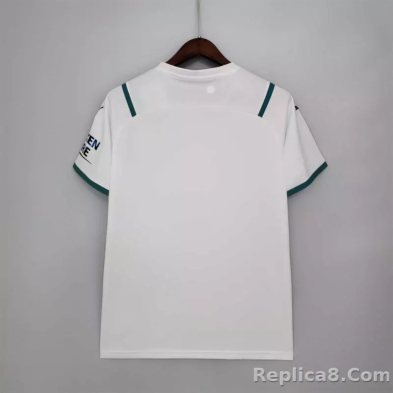 21-22 Manchester City Away Retro Jersey - detail