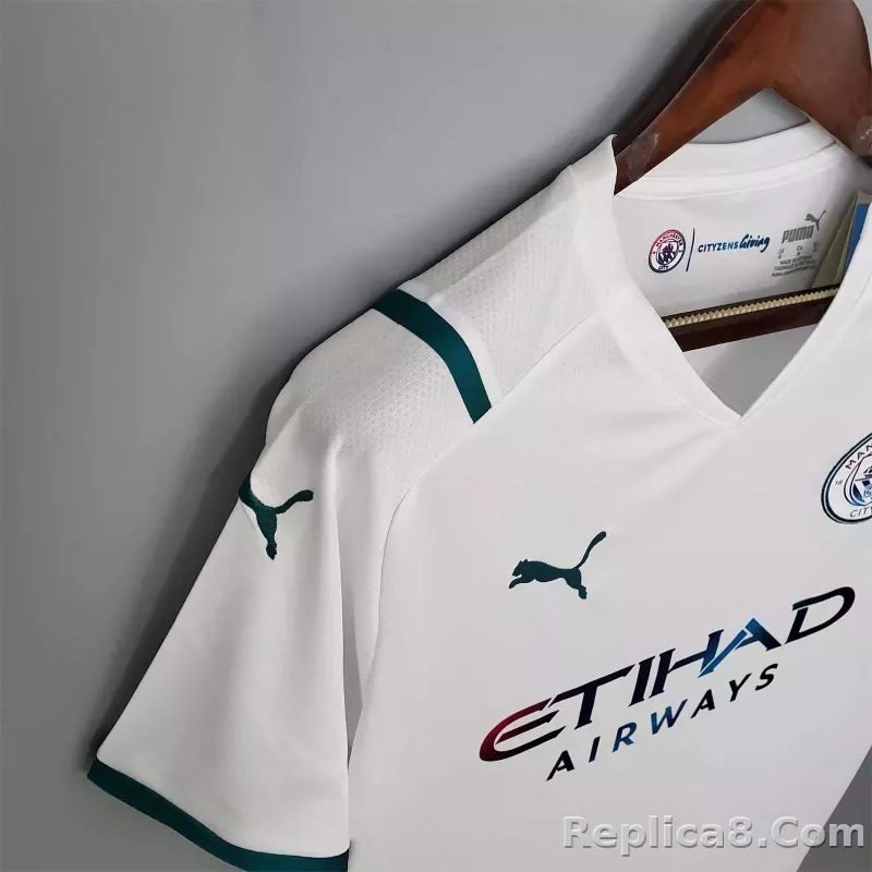 21-22 Manchester City Away Retro Jersey - detail