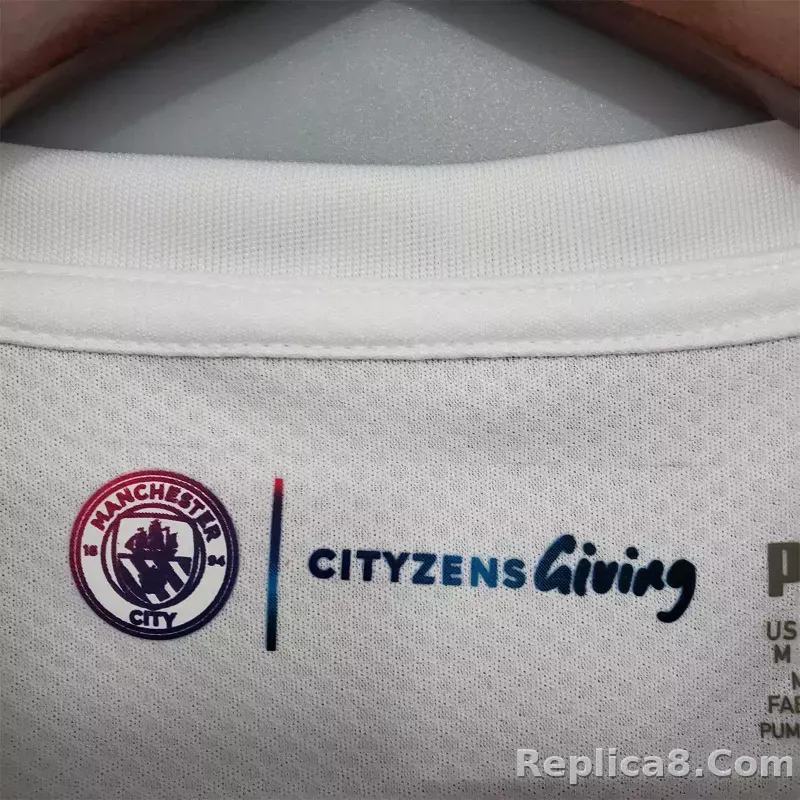 21-22 Manchester City Away Retro Jersey - detail