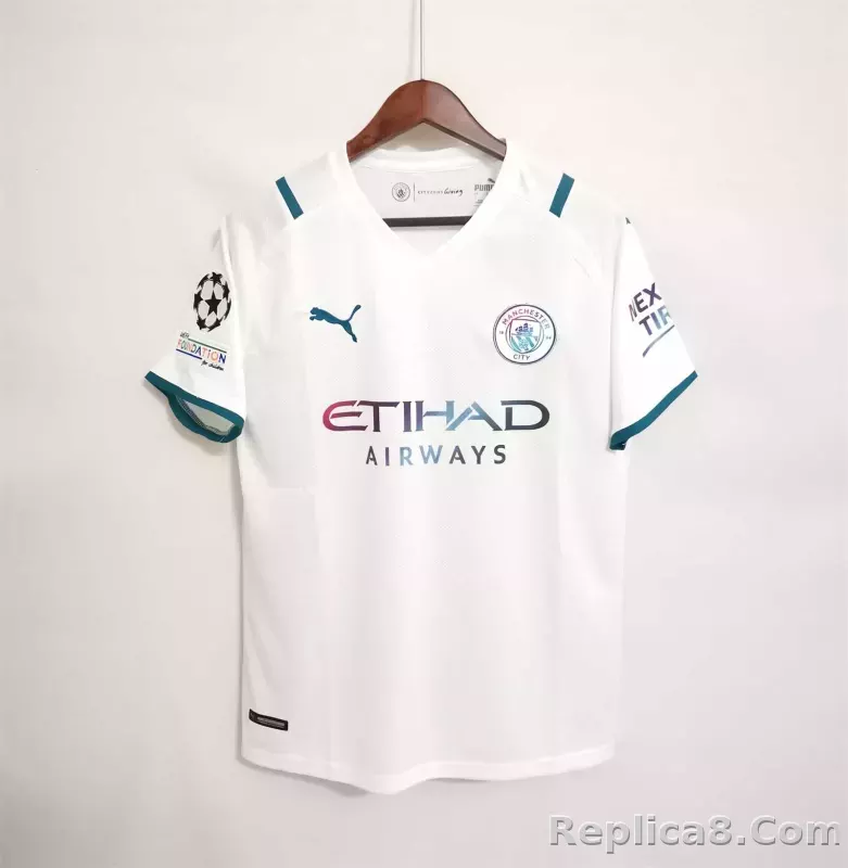 21-22 Manchester City Away Retro Jersey - detail