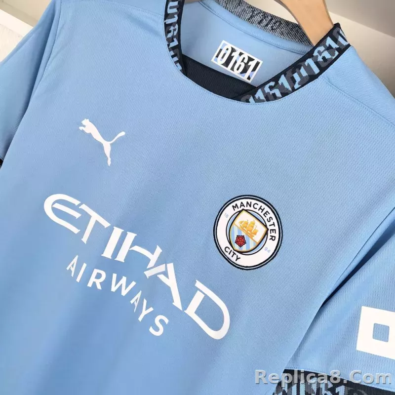 24-25 Manchester City Home Jersey - detail