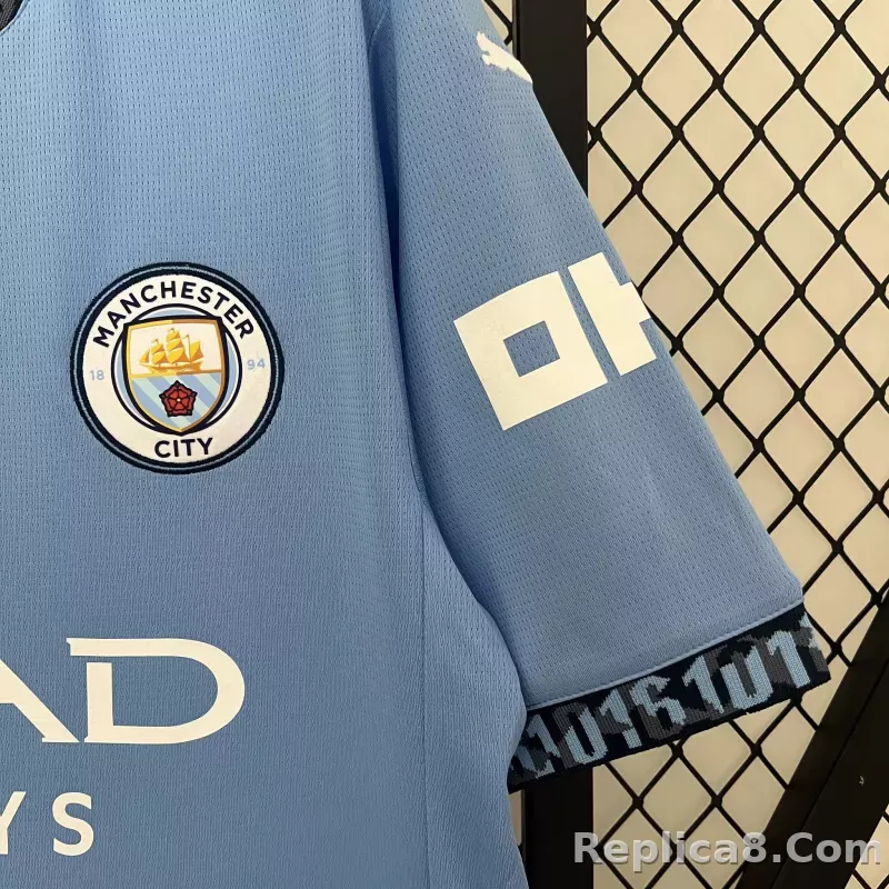 24-25 Manchester City Home Jersey - detail