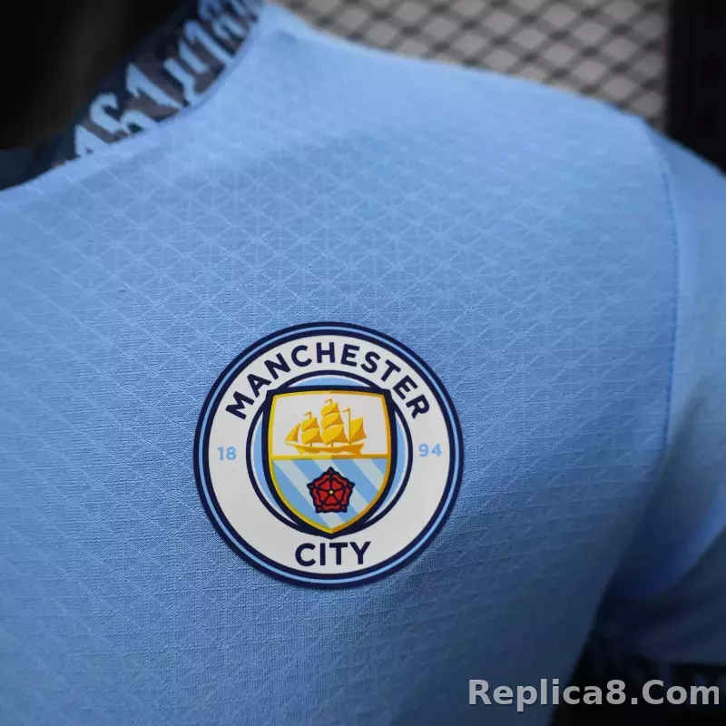 24-25 Manchester City Home Player Version - detail