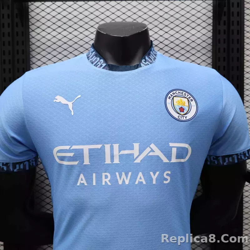 24-25 Manchester City Home Player Version - detail