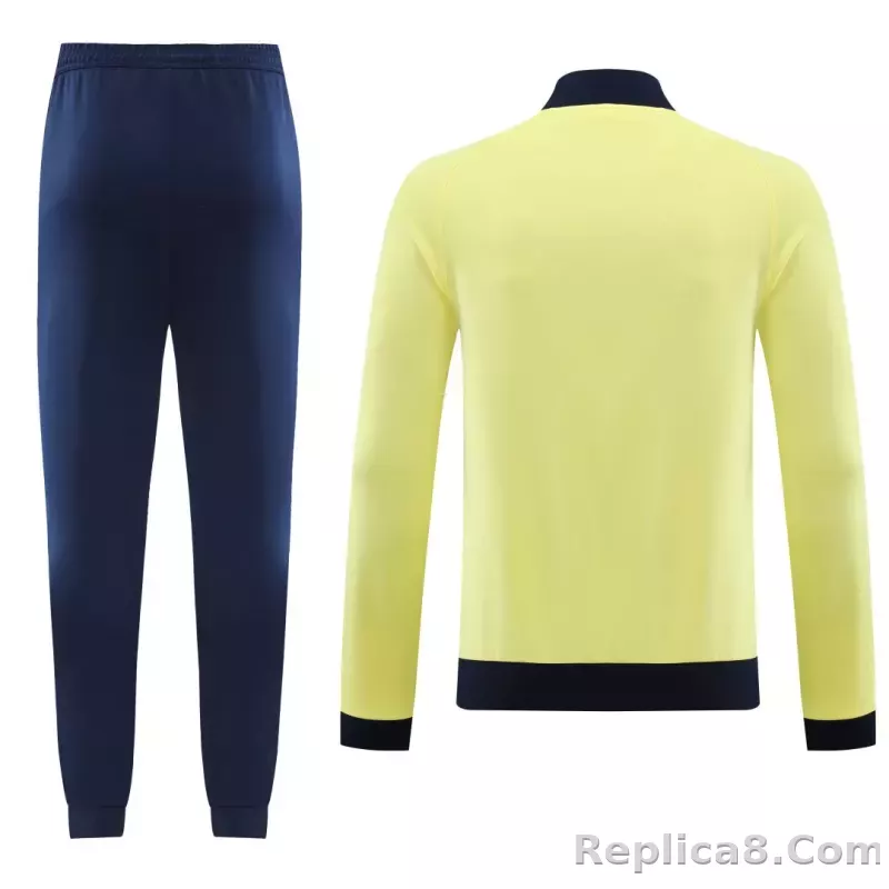 Manchester City Training Kit (Jacket+Pants) Yellow 2023/24 - detail