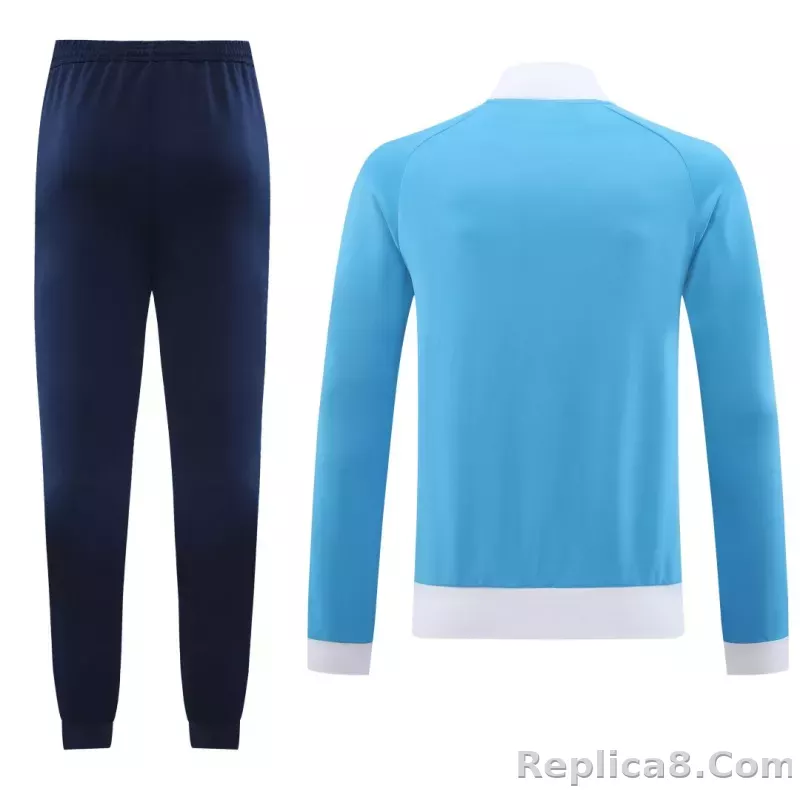 Manchester City Training Kit (Jacket+Pants) Blue 2023/24 - detail