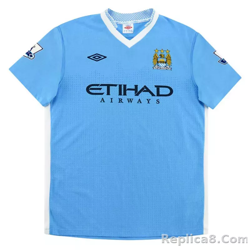 2011-2012 Manchester City Home Retro Jersey - detail