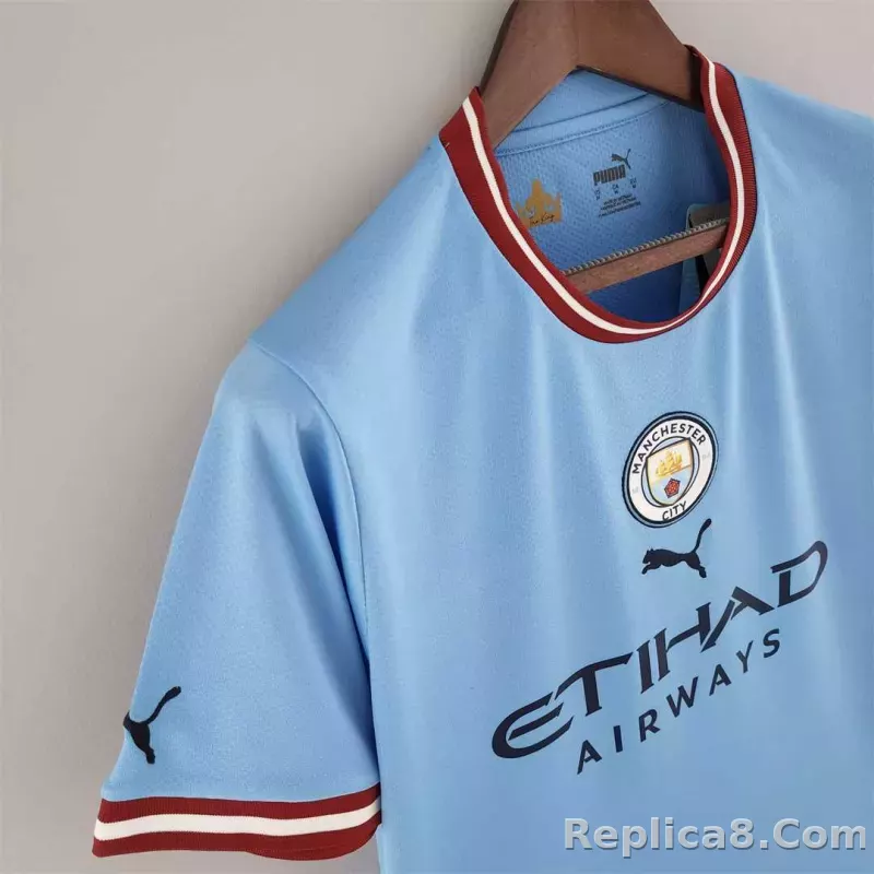22-23 Manchester City Home Jersey - detail