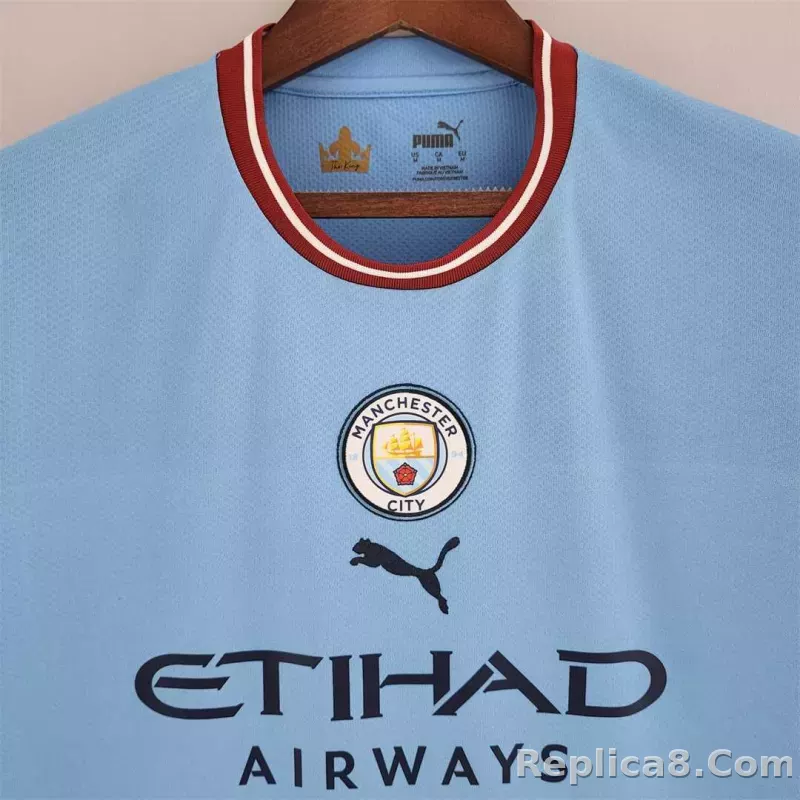 22-23 Manchester City Home Jersey - detail