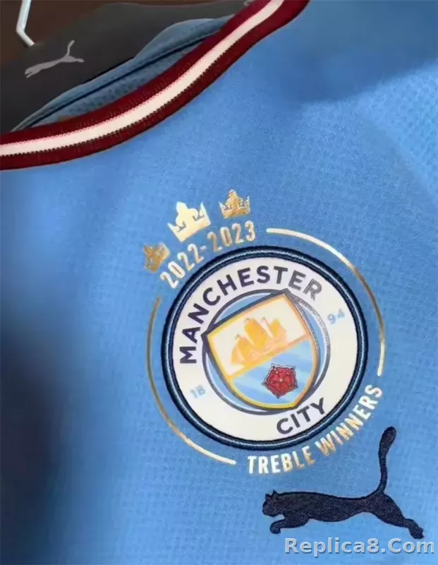 22-23 Manchester City Home Jersey - detail
