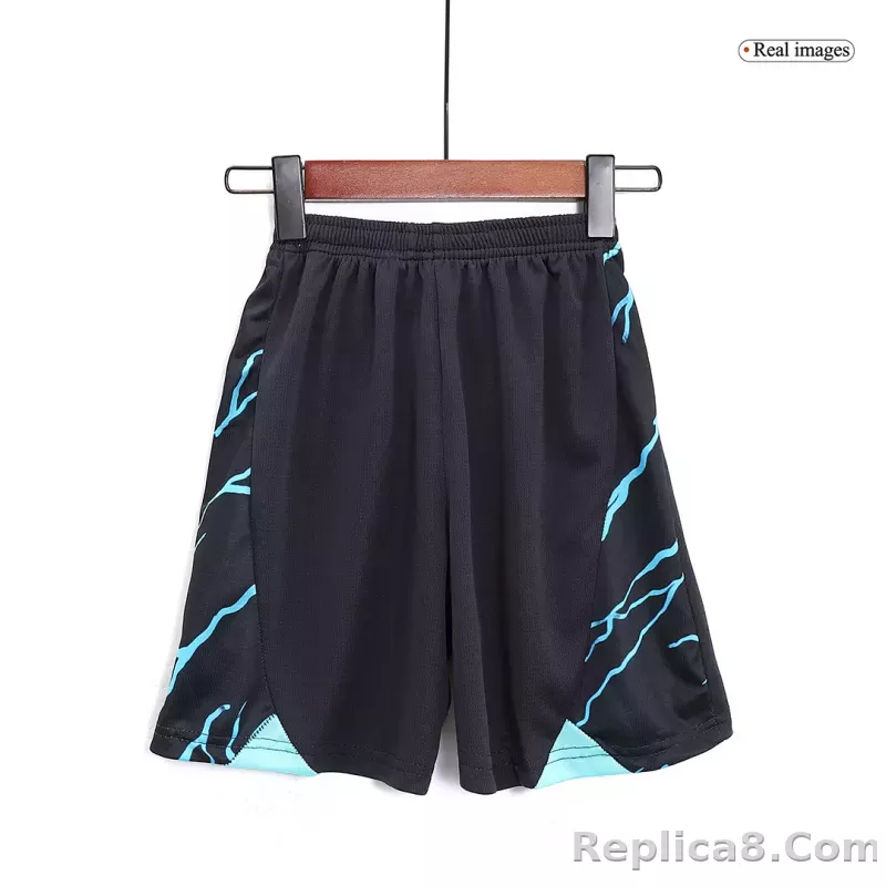 23-24 Manchester City Third Away Kids Kit Jersey+Shorts - detail